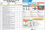 사다리 사용 작업 등의 추락·낙하·전도 자율점검표